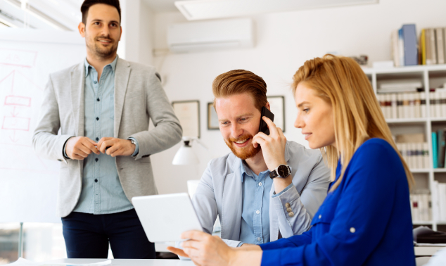 Notary Pro staff working together in an office