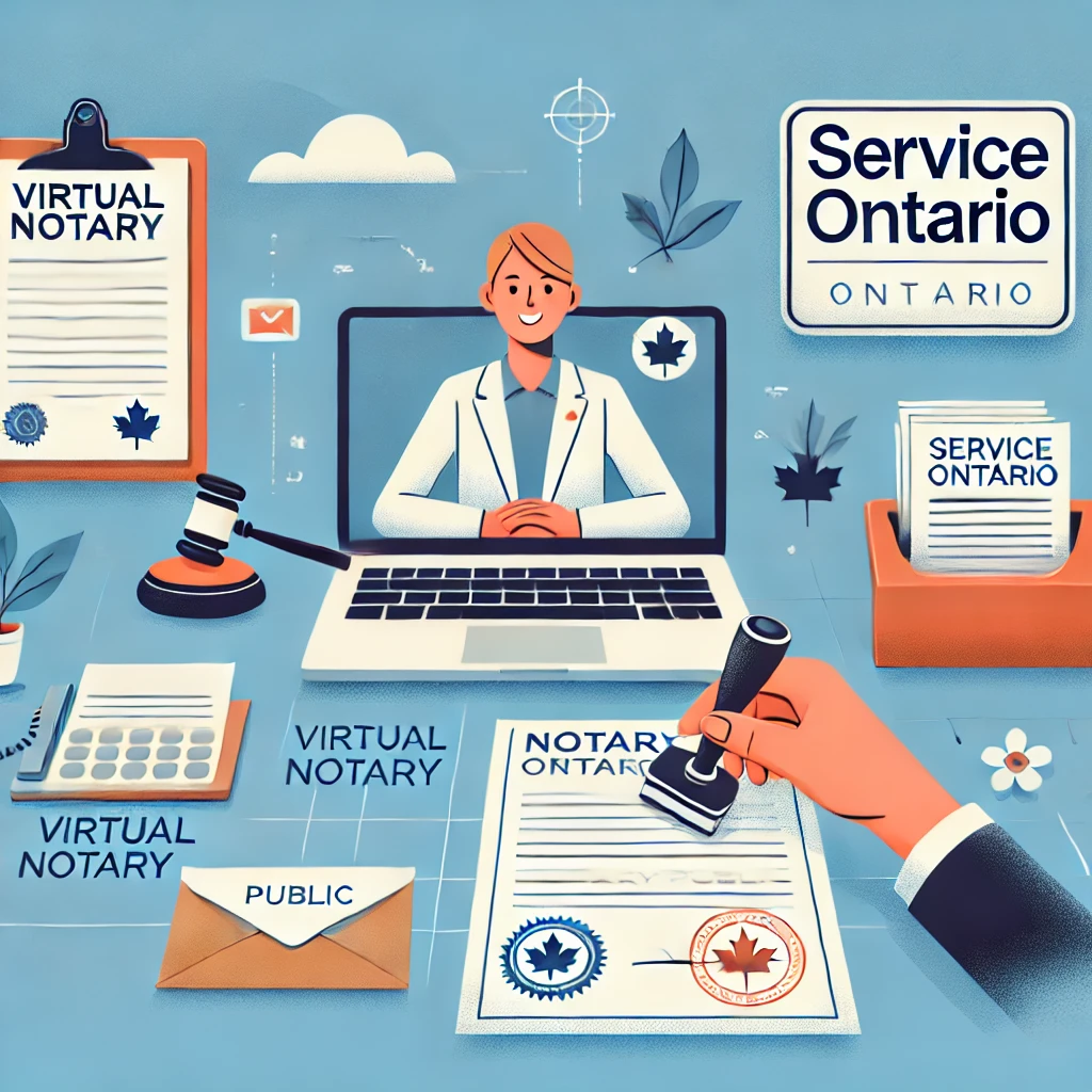Can ServiceOntario notarize documents for you?